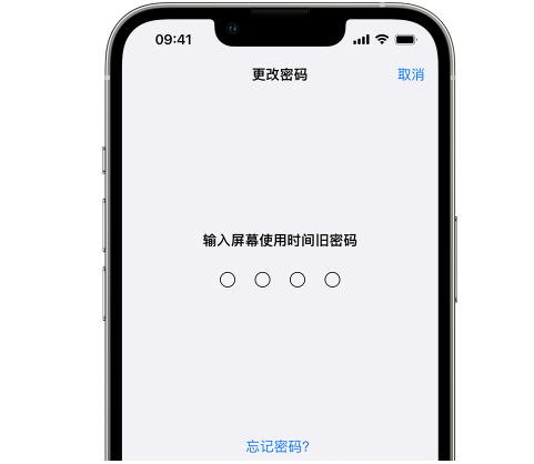 皇桐镇iPhone屏幕维修分享iPhone屏幕使用时间密码忘记了怎么办 