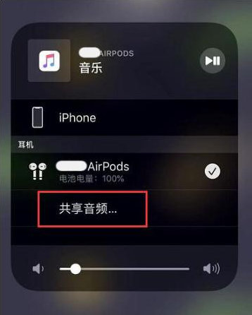 皇桐镇苹果14音频维修点分享iPhone14音频共享设置方法 